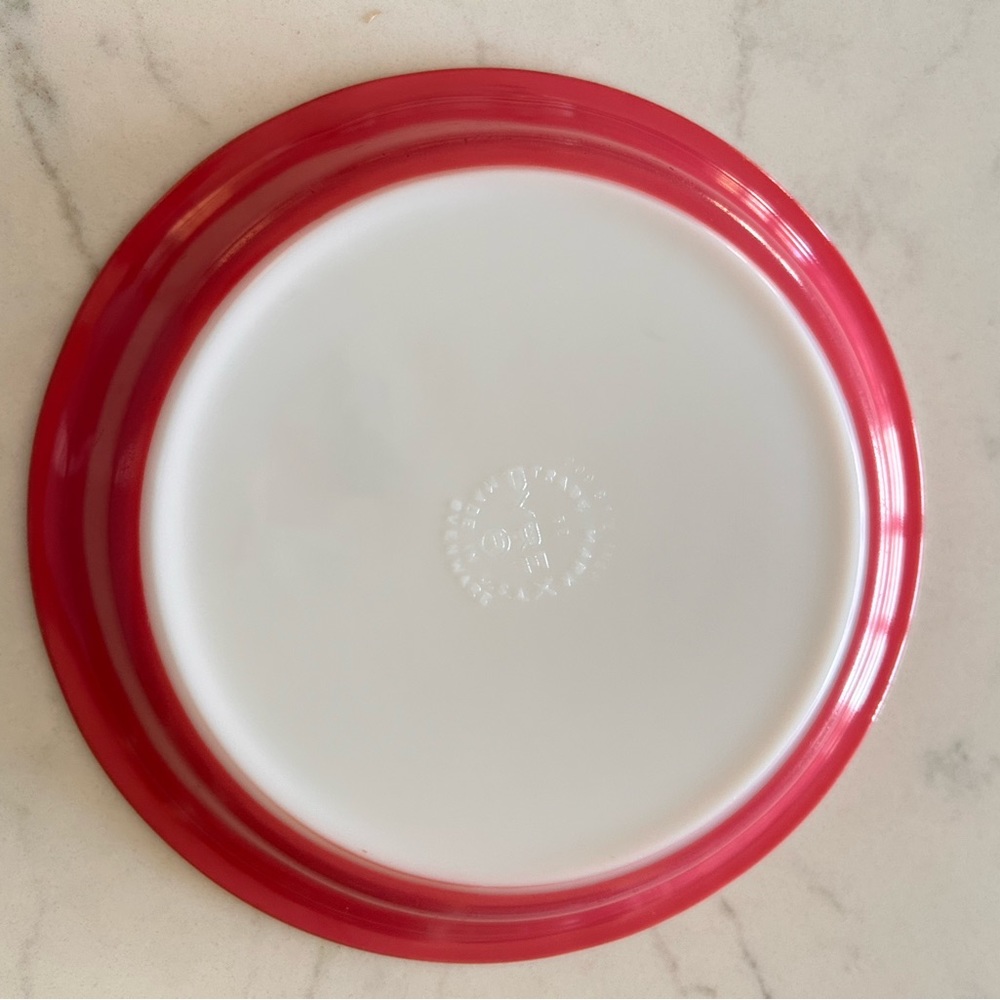 PYREX pink flamingo pie plate - vintage